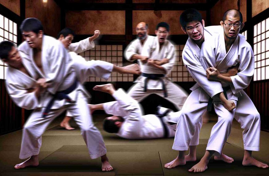 An image illustrating Mastering Grappling and Striking